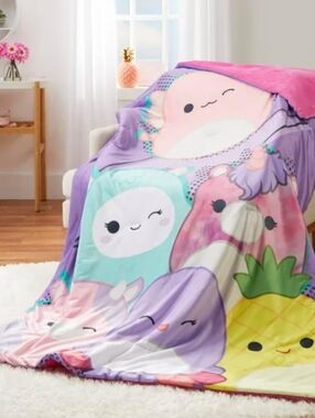 NEW Original Squishmallows Snuggle Throw 50x70 Carl Floyd Nestor